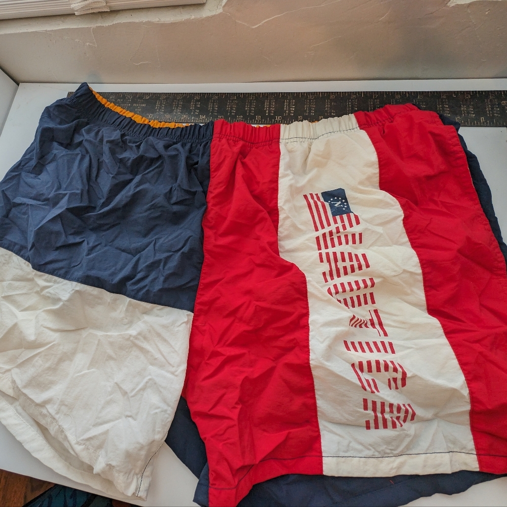 Vintage Nautica swim trunks large USA